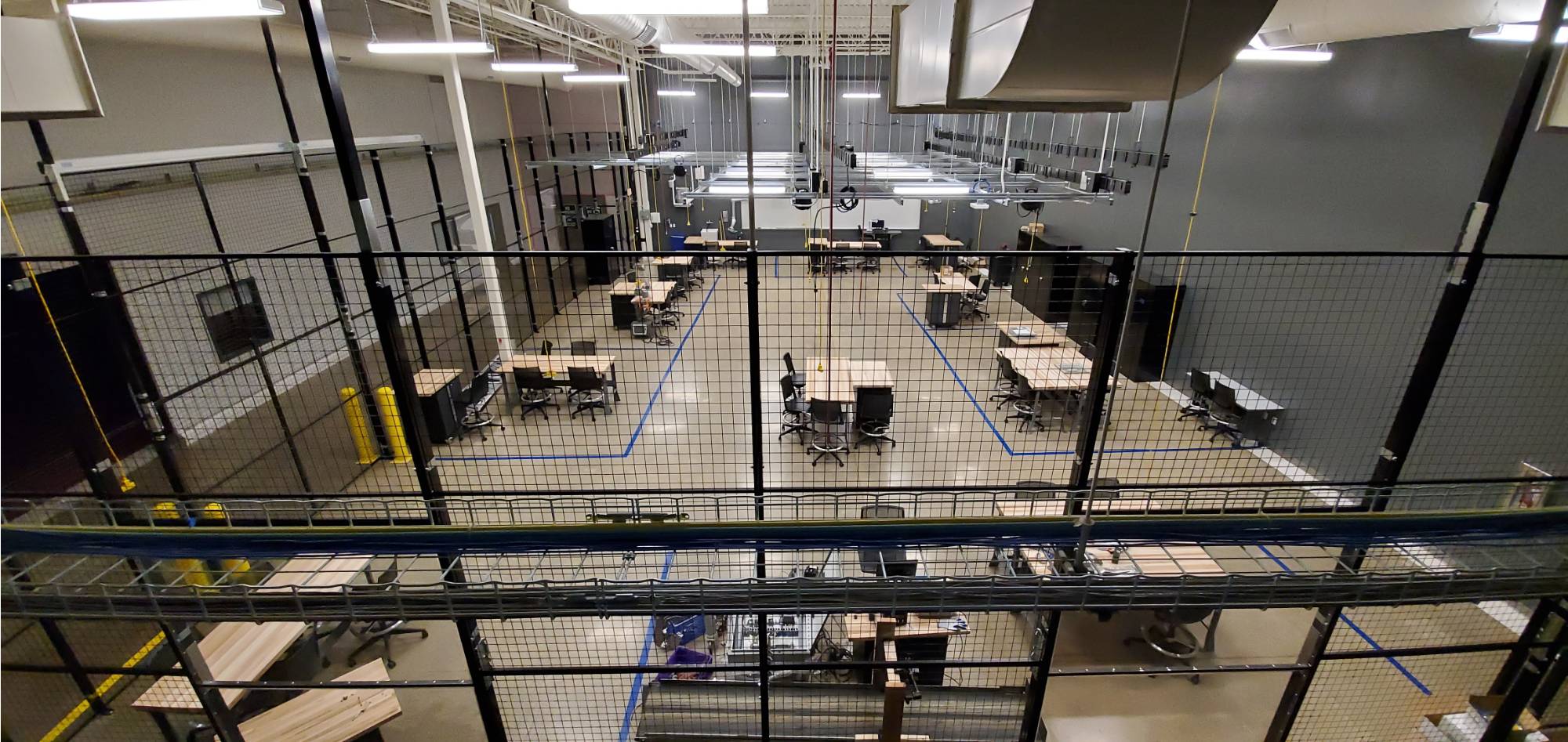 aerial view of the flexible design space